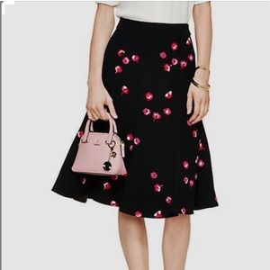 Kate Spade Fluted Knee-Length Skirt (Size 00)